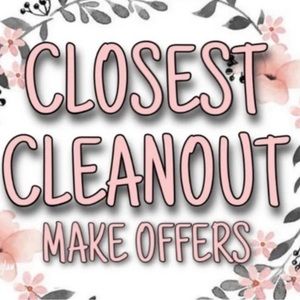Closet Cleanout. Reasonable Offers Accepted